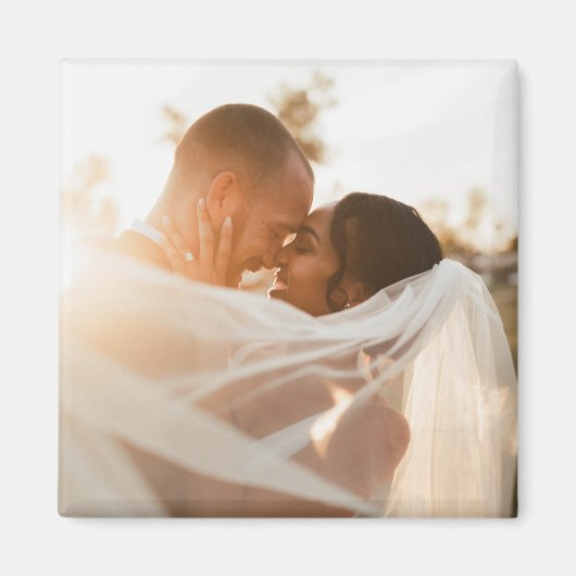 Weddenfoto Memory Newly Weds Keepomwille Magneet (Voorkant)