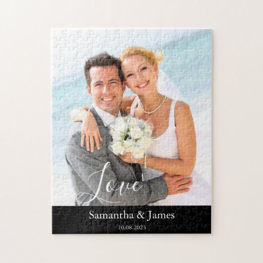 Weddenfoto Puzzle Legpuzzel (Verticaal)