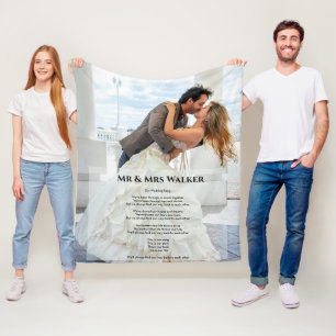 Weddenfoto Song lyrics Fleece Blanket Deken