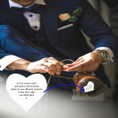 Weddenhoe-prijsopgave voor bruid en bruin hart sticker