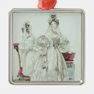 Weddenjurk, Le Follet Courrier Salons Metalen Ornament