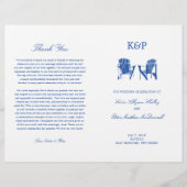 Weddenprogramma | Blue Adirondack Beach Chairs (Voorkant)