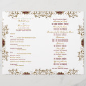 "Weddenprogramma"  Bourgogoud (Voorkant)