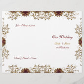 "Weddenprogramma"  Bourgogoud (Achterkant)