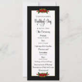 Weddenprogramma, Collectie Red Rose Kaart (Voorkant)