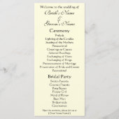 Weddenprogramma; de kus van Gustav Klimt Programma (Voorkant)