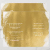 Weddenprogramma Gold Paint Kijk (Voorkant / Achterkant)