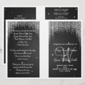 Weddenprogramma Night Dazzle Black (Voorkant / Achterkant)