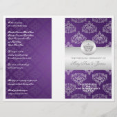 Weddenprogramma Royal Crown Paars (Voorkant)