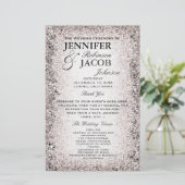 Weddenprogramma | Silver Glitter-kijk (Staand voorkant)