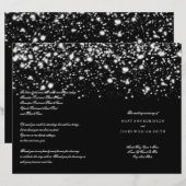 Weddenprogramma Silver Midnight Glam (Voorkant / Achterkant)