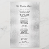 Weddenprogramma | Zilveren en diamanten kijken (Achterkant)