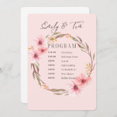 Weddenprogramma's Programma (Voorkant / Achterkant)