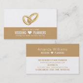 Weddenrennen, bruiloft visitekaartje (Voorkant / Achterkant)