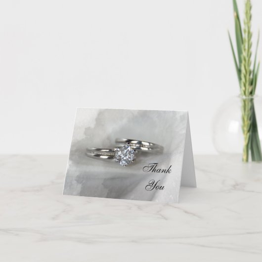 Weddenrennen op grijs Dank je Bedankkaart (Voorkant)