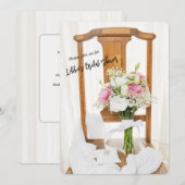 Weddenrennen op Vrijgezellenfeest van White Pillow Kaart (Voorkant / Achterkant)