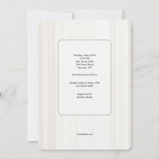 Weddenrennen op Vrijgezellenfeest van White Pillow Kaart (Achterkant)