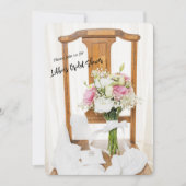 Weddenrennen op Vrijgezellenfeest van White Pillow Kaart (Voorkant)