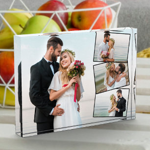 Weddenschap 4 Foto Collage Zigzag Photo Strip