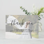 Weddenschap Bedankt Aangepaste persoonlijke foto V (Staand voorkant)