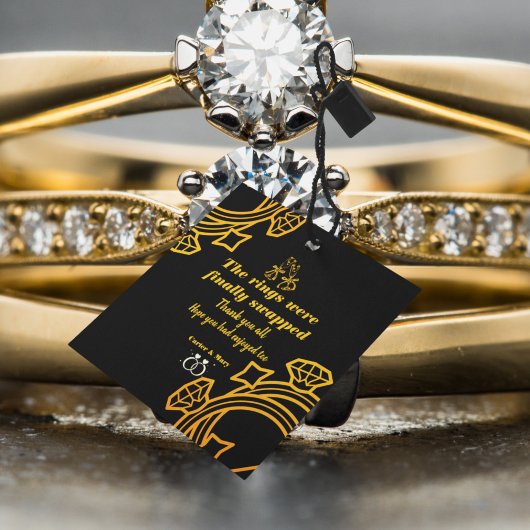 Weddenschap Bedankt Bedankjes Labels