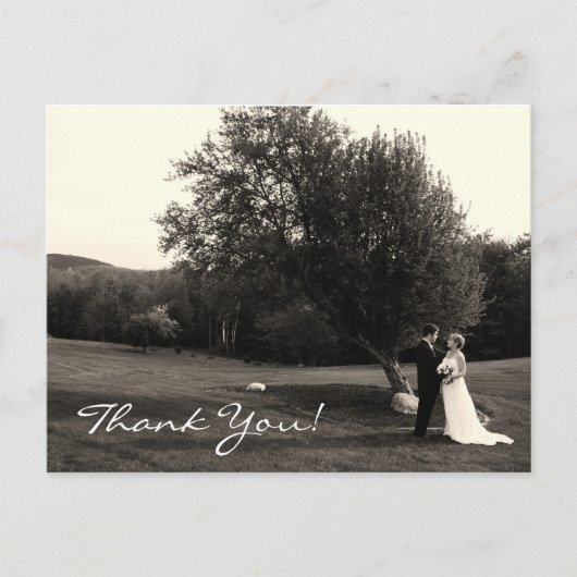 Weddenschap Bedankt Briefkaart (Voorkant)