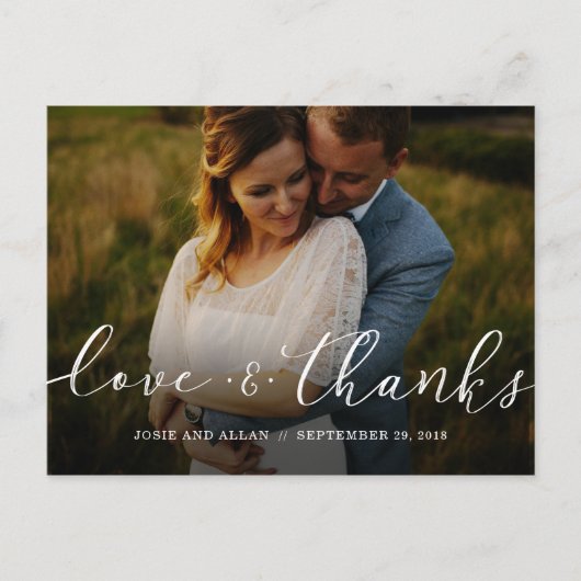 Weddenschap Bedankt Briefkaart (Voorkant)