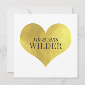Weddenschap Bedankt Faux Gold Foil (Achterkant)