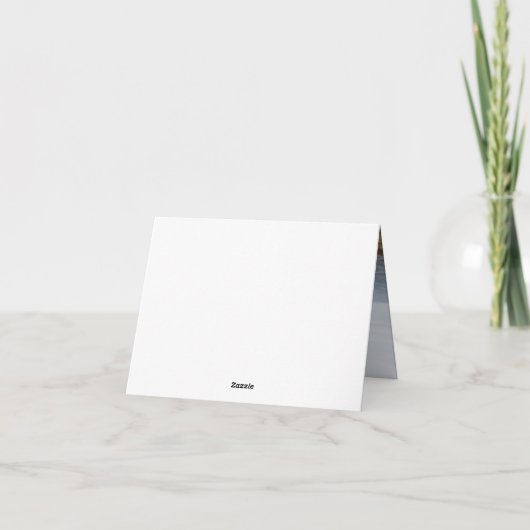 Weddenschap Bedankt Foto minimalistisch Eenvoudig (Achterkant)