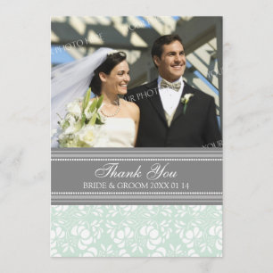 Weddenschap Bedankt Foto's Gray Damask