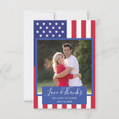 Weddenschap Bedankt Patriottische Amerikaanse vlag (Voorkant)