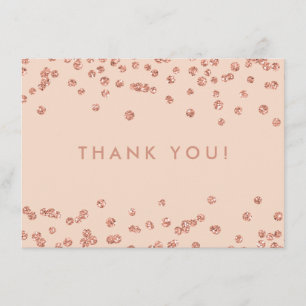 Weddenschap Bedankt Roos Gold Glitter Confetti Blu