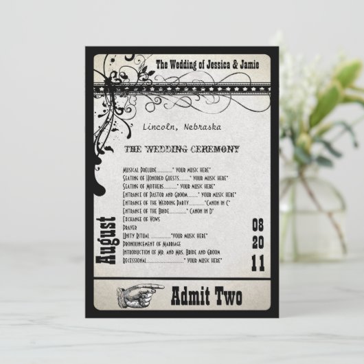 Weddenschap bij afspeelbrief programma (Staand voorkant)