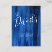 Weddenschap: blauwe kaart voor sapphire art bijlag (Voorkant)