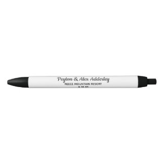 Weddenschap Bride Groom Guest Gift Zwarte Inkt Pen