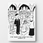 Weddenschap - Bridegroom Practical Joke Cartoon Fotoplaat (voorkant)