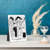 Weddenschap - Bridegroom Practical Joke Cartoon Fotoplaat (Zijkant)