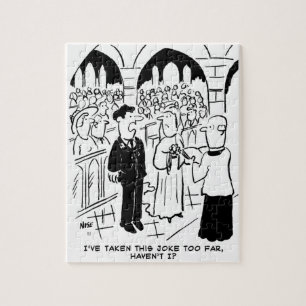 Weddenschap - Bridegroom Practical Joke Cartoon Legpuzzel