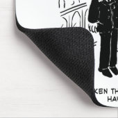 Weddenschap - Bridegroom Practical Joke Cartoon Muismat (Hoek)