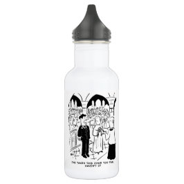 Weddenschap - Bridegroom Practical Joke Cartoon St Waterfles