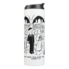 Weddenschap - Bridegroom Practical Joke Cartoon Th Thermosbeker