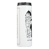 Weddenschap - Bridegroom Practical Joke Cartoon Th Thermosbeker (Achterkant)