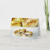 Weddenschap/bruid & bruom kaart (Voorkant)