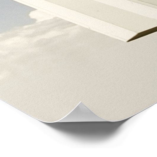 Weddenschap Chapel Retro Neon Poster (Hoek)