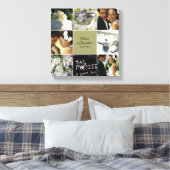 Weddenschap Collage Wrapped Canvas - Aangepaste kl Afdruk (Insitu (Slaapkamer))