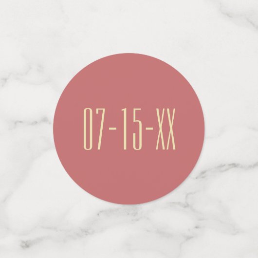 Weddenschap Confetti Aziatisch beïnvloed Gele Gold (Kleine voorkant)