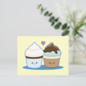 Weddenschap Cupcakes Briefkaart (Staand voorkant)