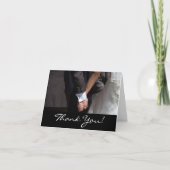 Weddenschap Dank je Romantische bruiloft Bedankkaart (Voorkant)