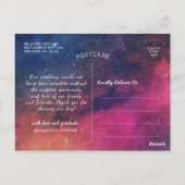 Weddenschap Dank je sterrenbeeld sterrenbeeld Briefkaart (Achterkant)