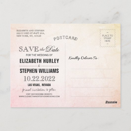 Weddenschap Dank je Waterverf Dragonfly Mating Lov Briefkaart (Achterkant)